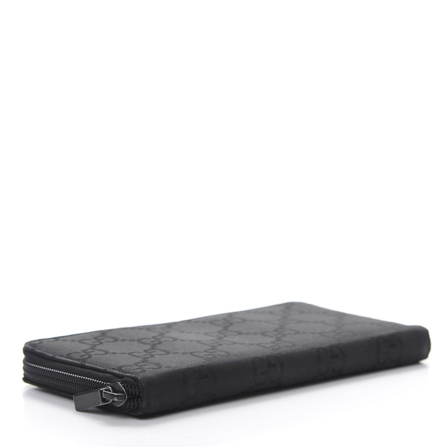 Monogram Zip Around Wallet Black