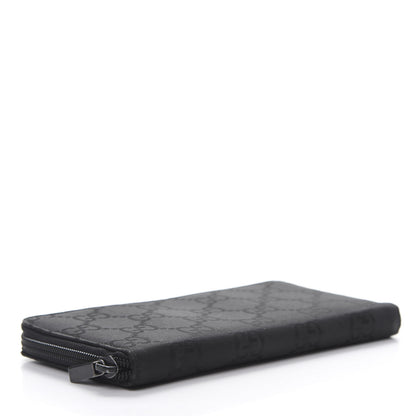 Gucci Monogram Zip Around Wallet Black 4 of 10