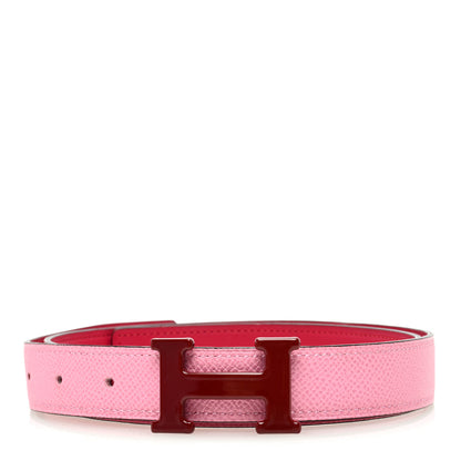 Hermes Epsom Swift 24mm Matte H Belt 75 30 Framboise Pink Rouge H 1 of 5