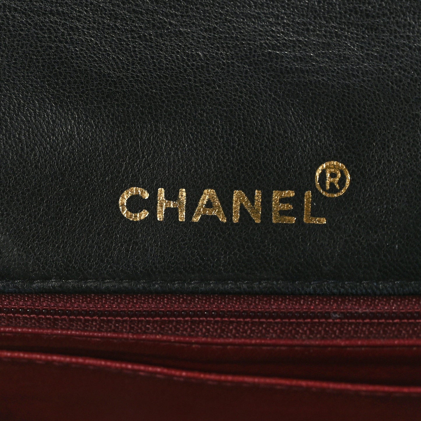 Lambskin Quilted Medium Single Flap Black