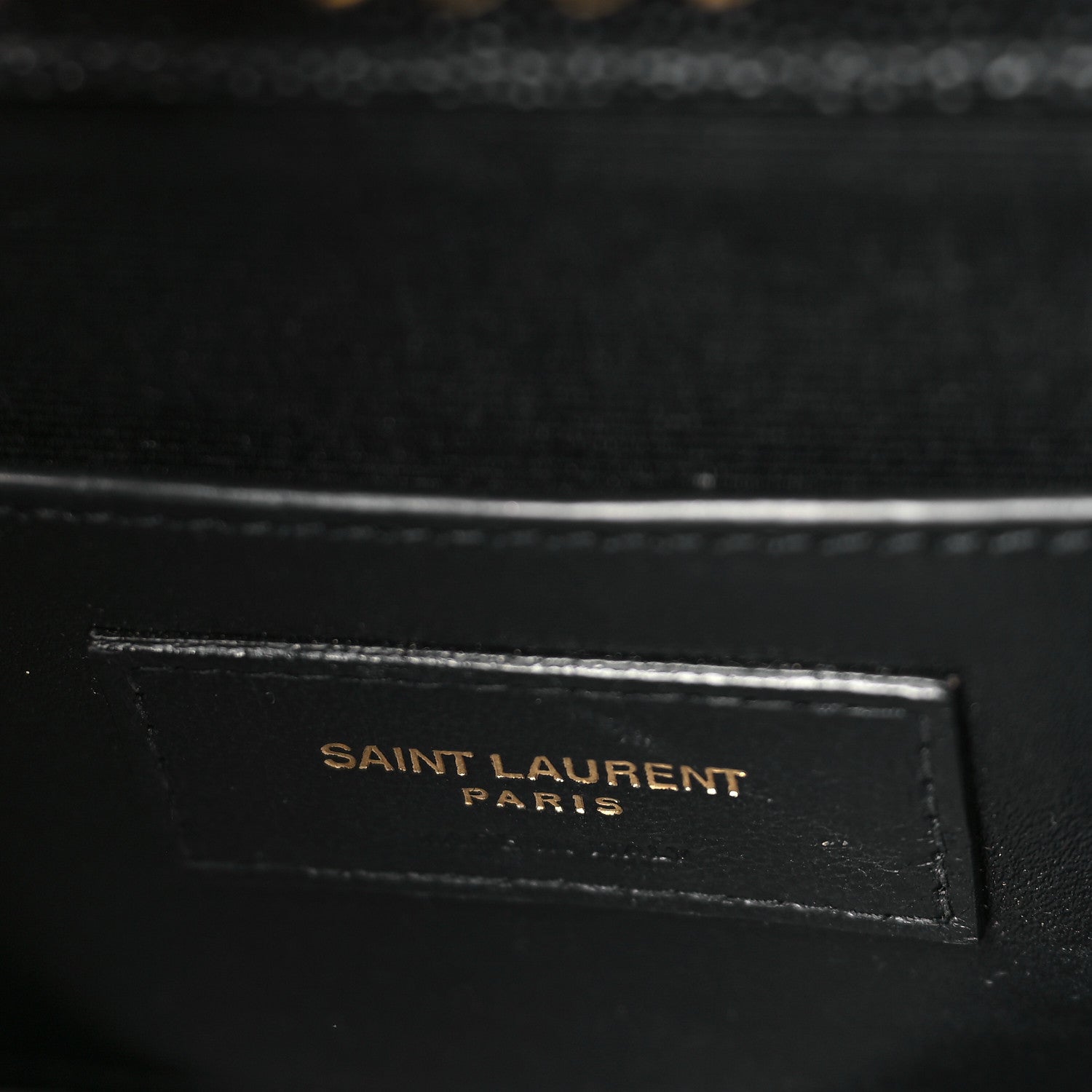Saint Laurent Grain De Poudre Textured Mixed Matelasse Triquilt Small Monogram Satchel Black 6 of 9