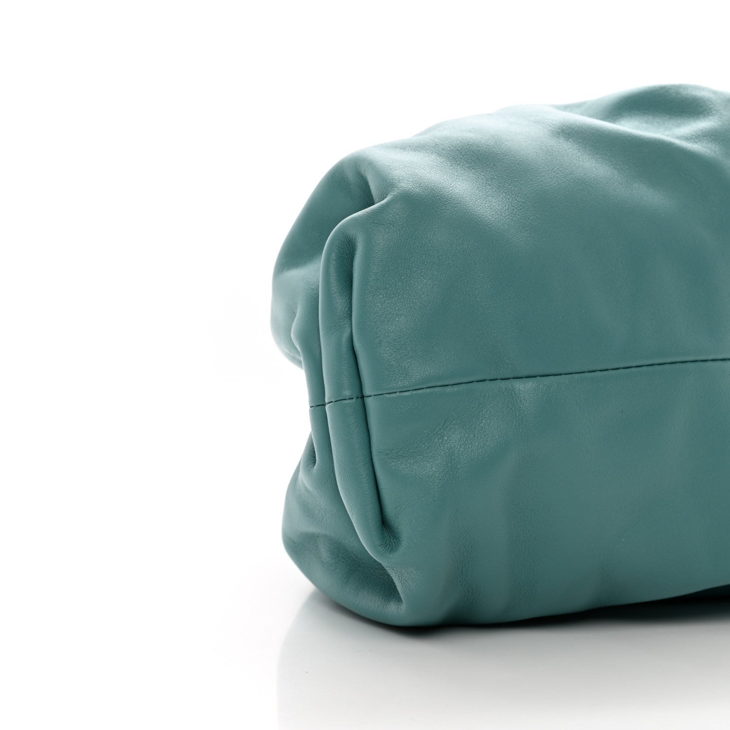 Bottega Veneta Smooth Butter Calf The Pouch Oversized Clutch Linoleum 8 of 9
