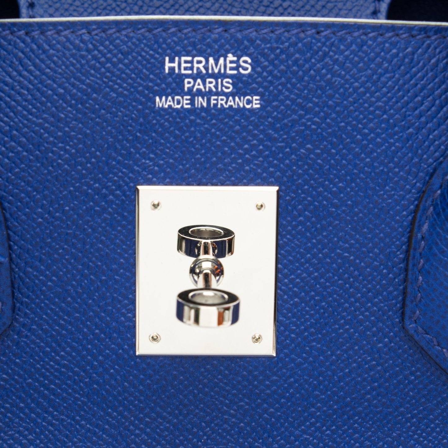 Epsom Birkin 35 Bleu Electrique