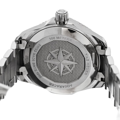 Tag Heuer Stainless Steel 40mm Aquaracer Professional 200 Solargraph Automatic Watch Red WBP2114 4 of 5