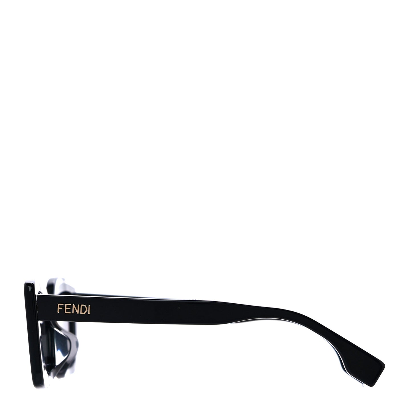 x SKIMS 53mm Rectangular Sunglasses Shiny Black Smoke
