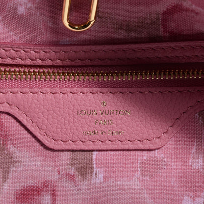 Louis Vuitton Monogram Articles de Voyage Ikat Neverfull MM Rose Velours 6 of 8
