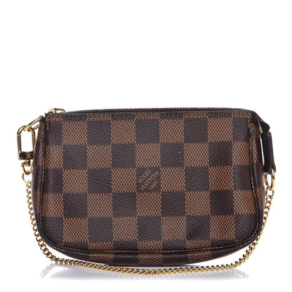 Louis Vuitton Damier Ebene Mini Pochette Accessories 1 of 7