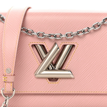 Louis Vuitton Epi Twist Shoulder Bag MM Rose Ballerine 9 of 11