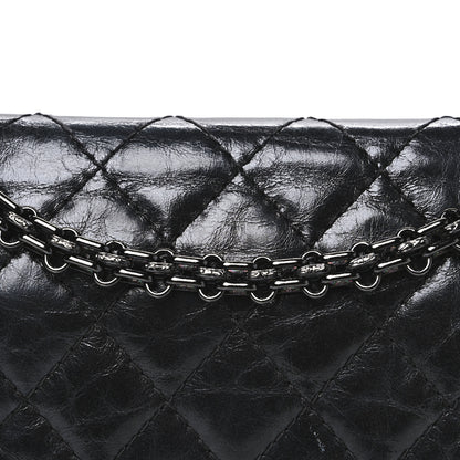 Chanel Aged Calfskin Quilted 2.55 Reissue Mini Flap So Black So Black 8 of 11