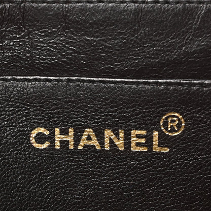 Chanel Lambskin Quilted CC Maxi Jumbo Single Flap Brown 6 of 16