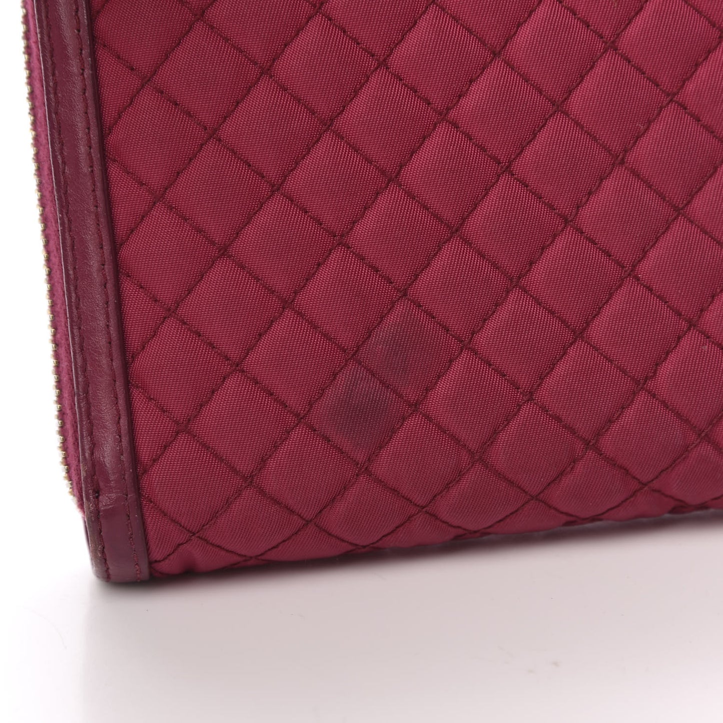 Tessuto Nylon Quilted Continental Flap Wallet Ibisco