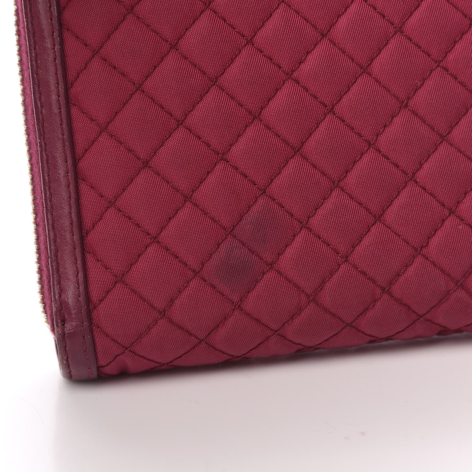 Prada Tessuto Nylon Quilted Continental Flap Wallet Ibisco 8 of 9