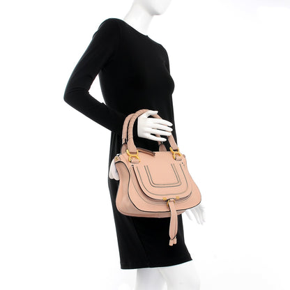 Chloe Calfskin Small Marcie Satchel Blush Nude 3 of 8
