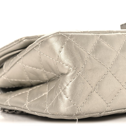 Chanel Metallic Lambskin Quilted 2.55 Reissue 225 Flap Silver 9 of 11