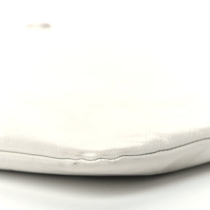 Chanel Calfskin Quilted Top Handle Tote Bag White 14 of 18