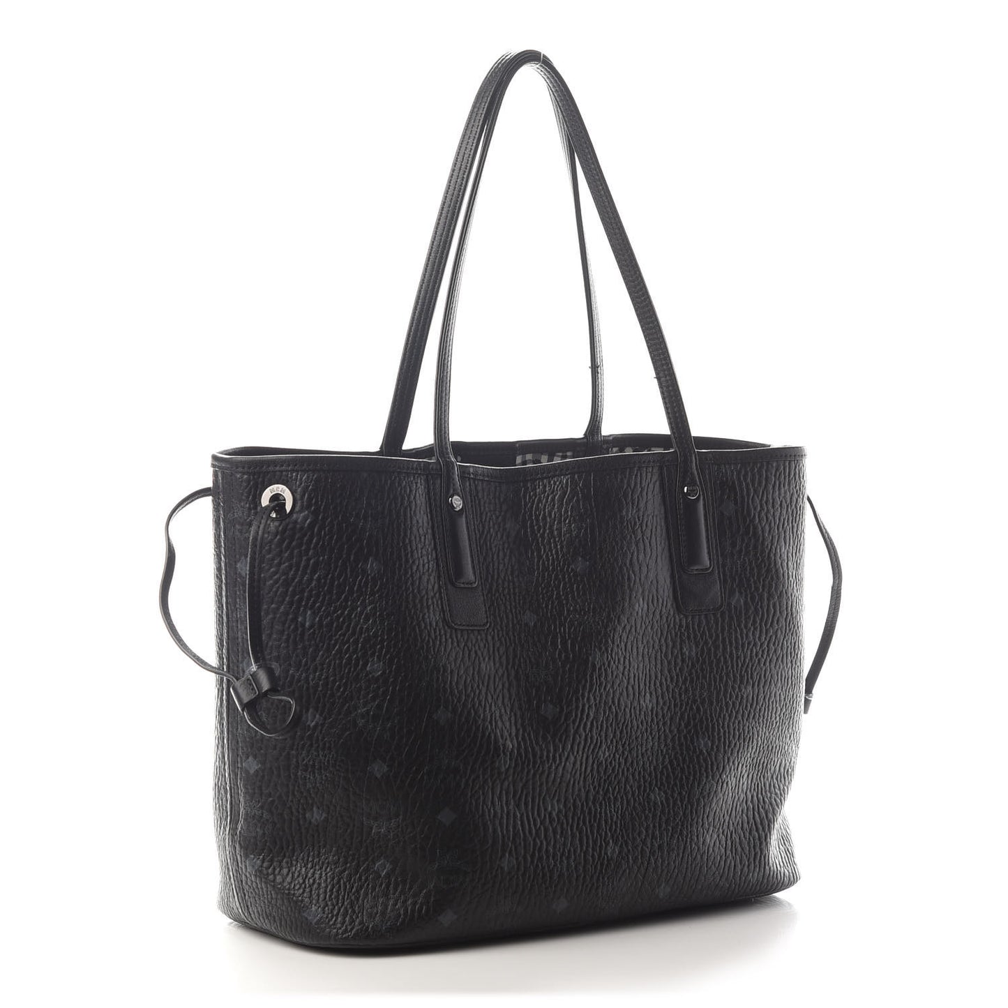 Visetos Medium Liz Reversible Shopper Tote Black
