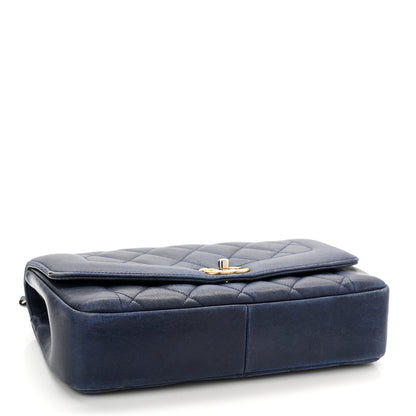 Chanel Lambskin Quilted Small Single Flap Blue 3 of 11