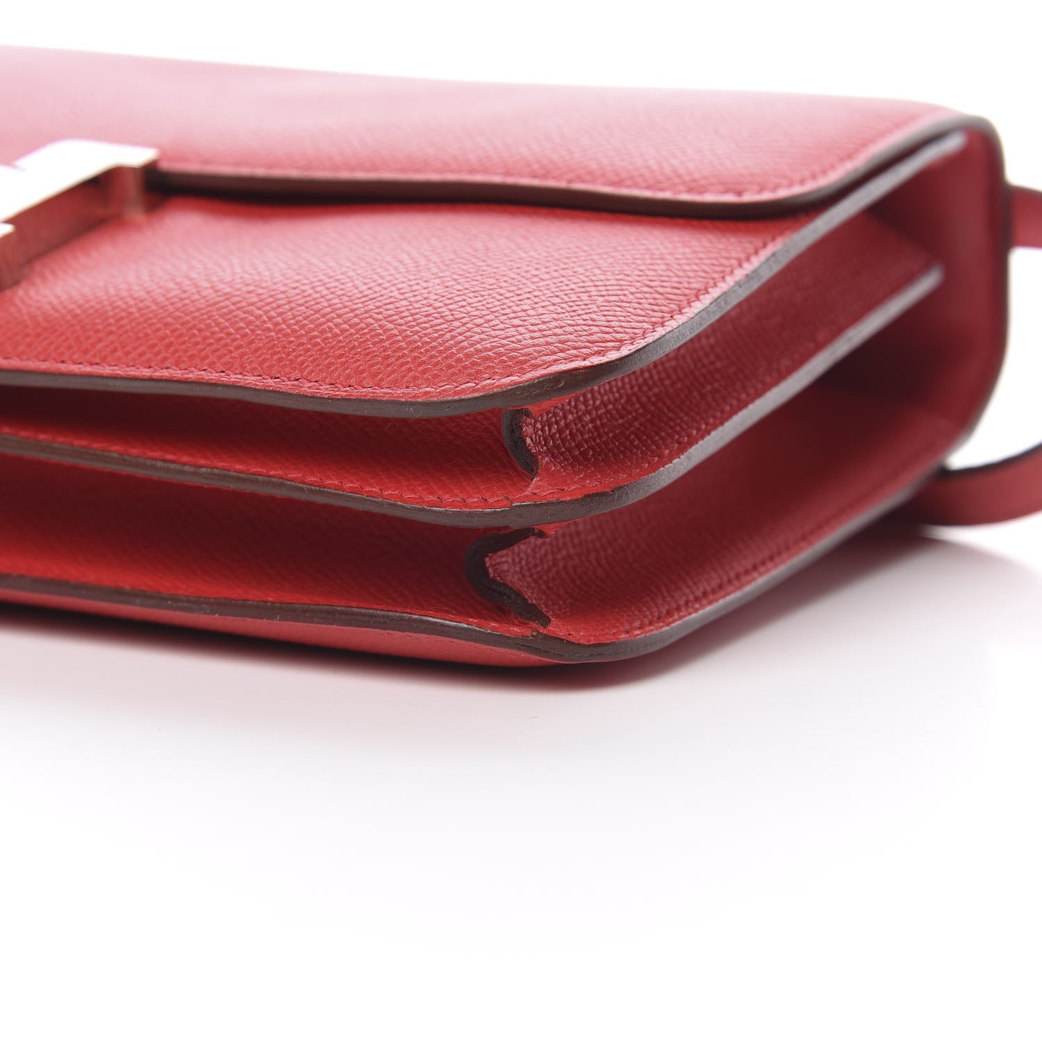 Hermes Epsom Constance Elan 25 Rouge Casaque 10 of 11