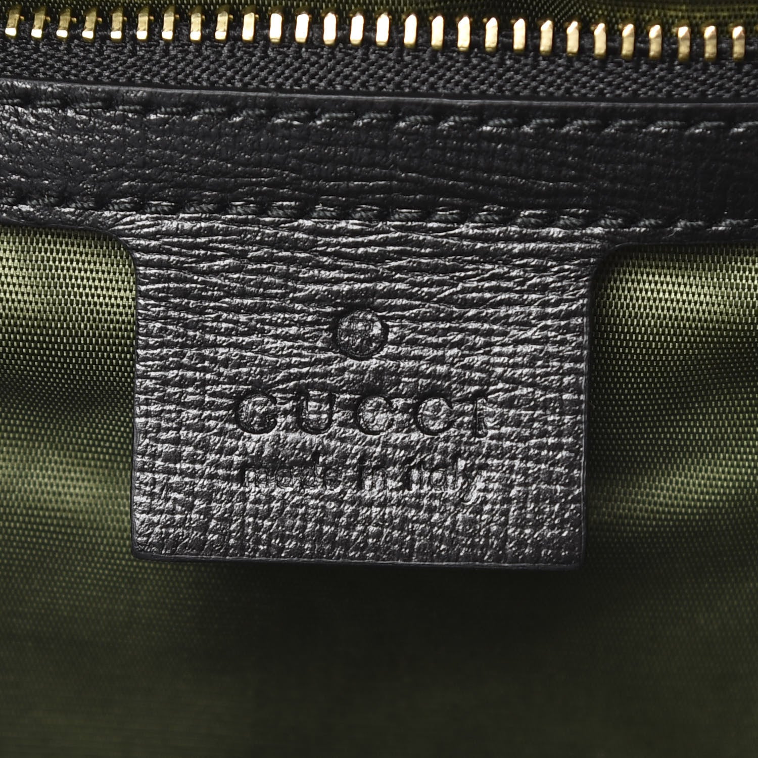Gucci Textured Calfskin Small Torchon GG Ring Shoulder Bag Black 6 of 13