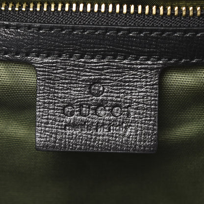 Gucci Textured Calfskin Small Torchon GG Ring Shoulder Bag Black 6 of 13