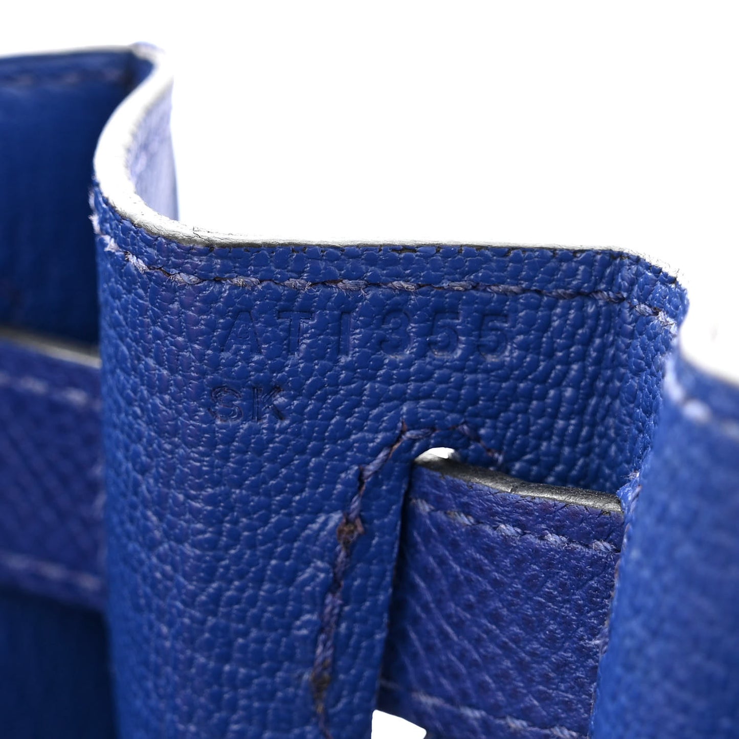 Epsom Kelly Sellier 28 Bleu Electrique