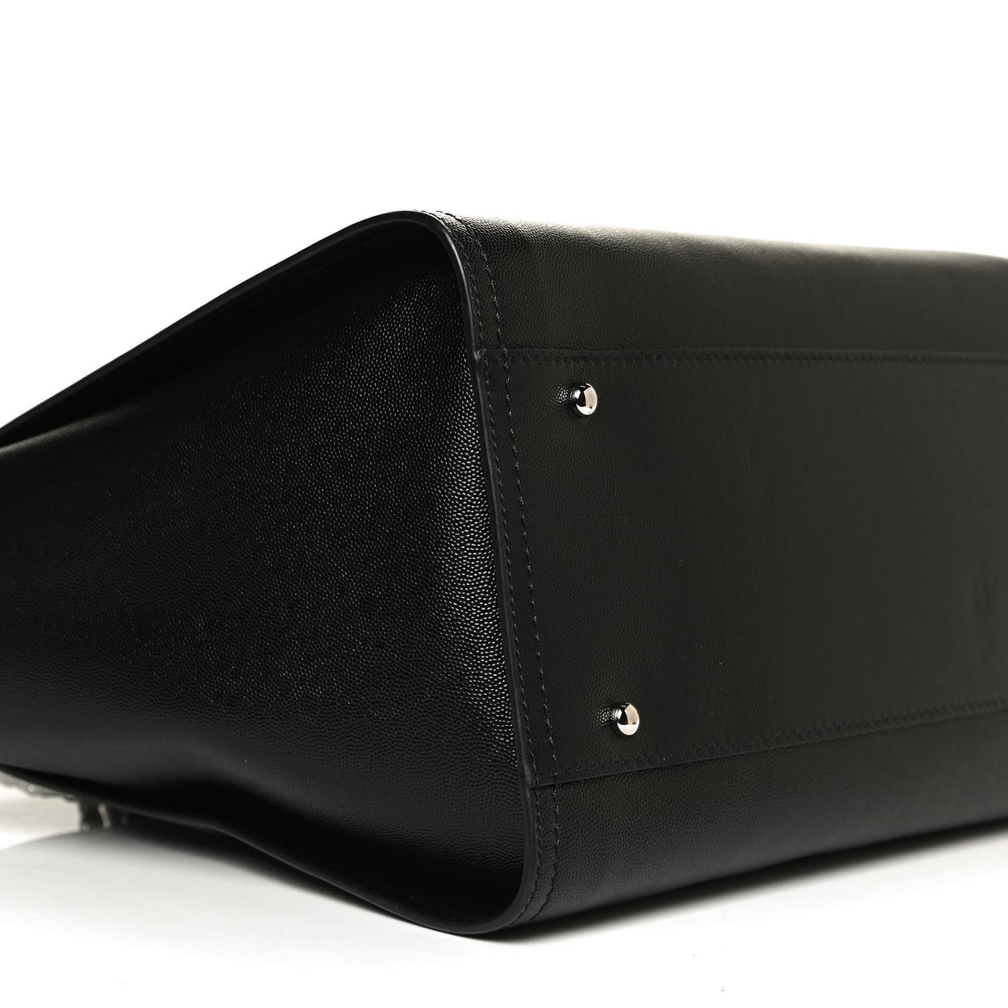 Caviar Medium Studded Deauville Tote Black