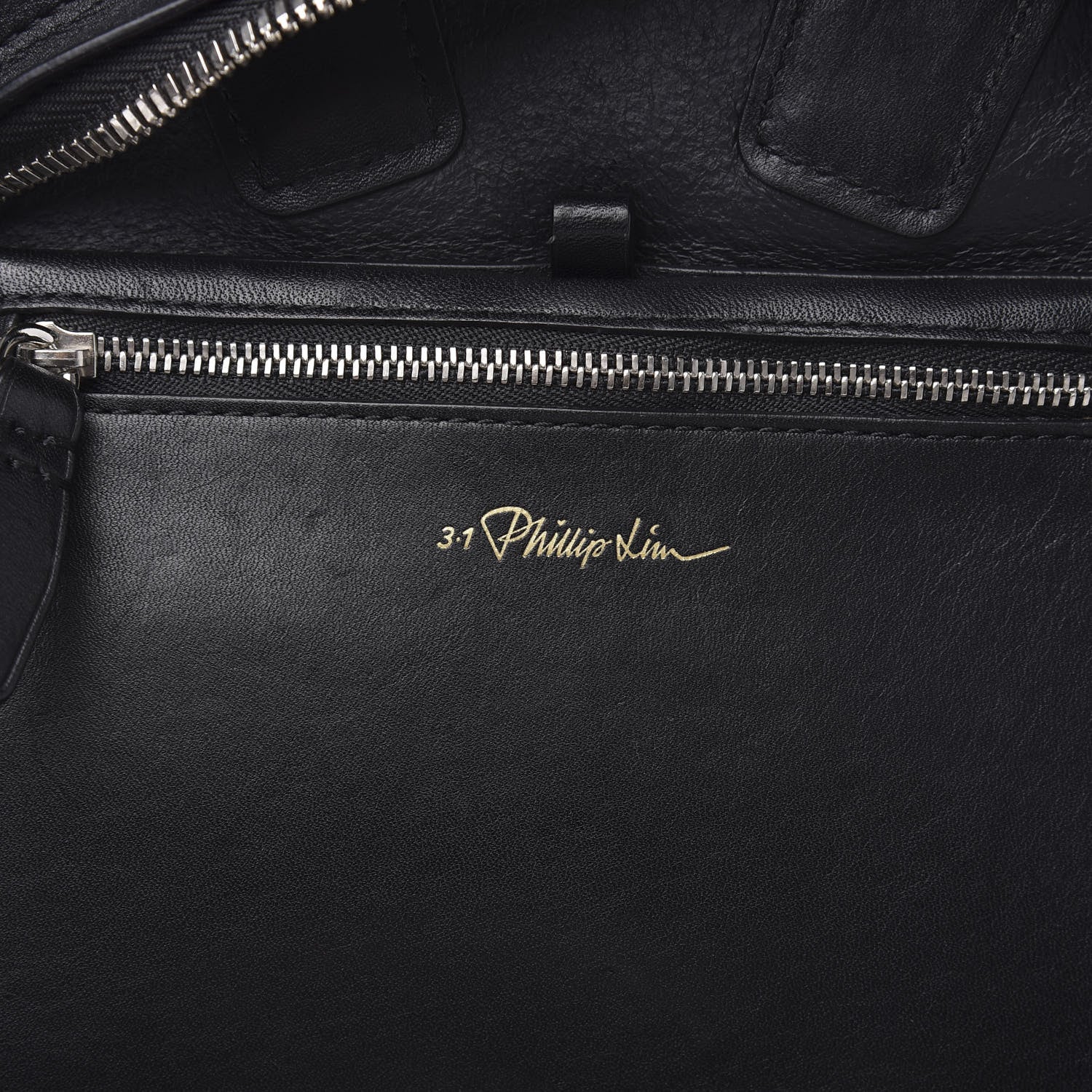 3.1 Phillip Lim 3.1 Lambskin Suede Bi-Color Fringe Mini Bianca Backpack Dark Moss Black 5 of 11