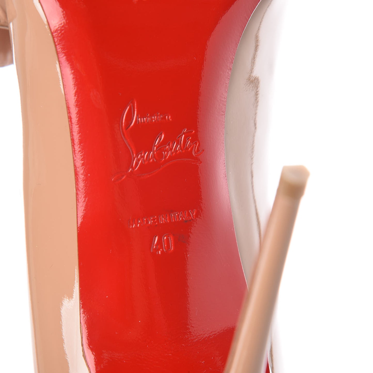 Patent Bow 110 Peep Toe Pumps 40 Nude
