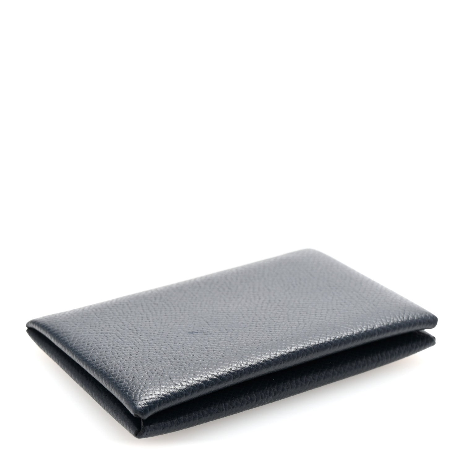 Hermes Epsom Calvi Card Case Bleu Nuit 4 of 8