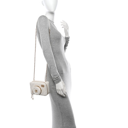 Chanel Lambskin Quilted Coco Click Bag White 2 of 11