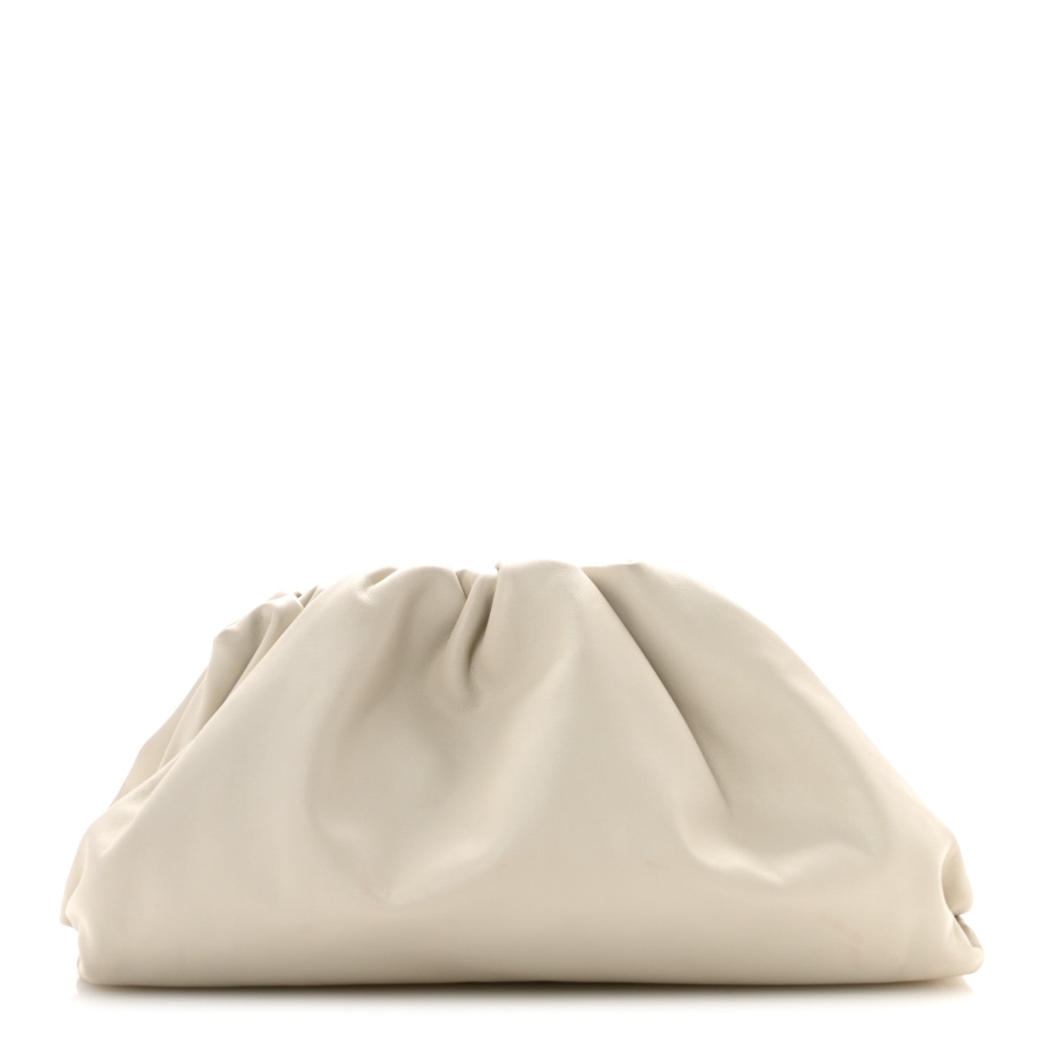 Bottega Veneta Smooth Butter Calf The Pouch Oversized Clutch Mist 1 of 12