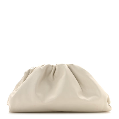 Bottega Veneta Smooth Butter Calf The Pouch Oversized Clutch Mist 1 of 12