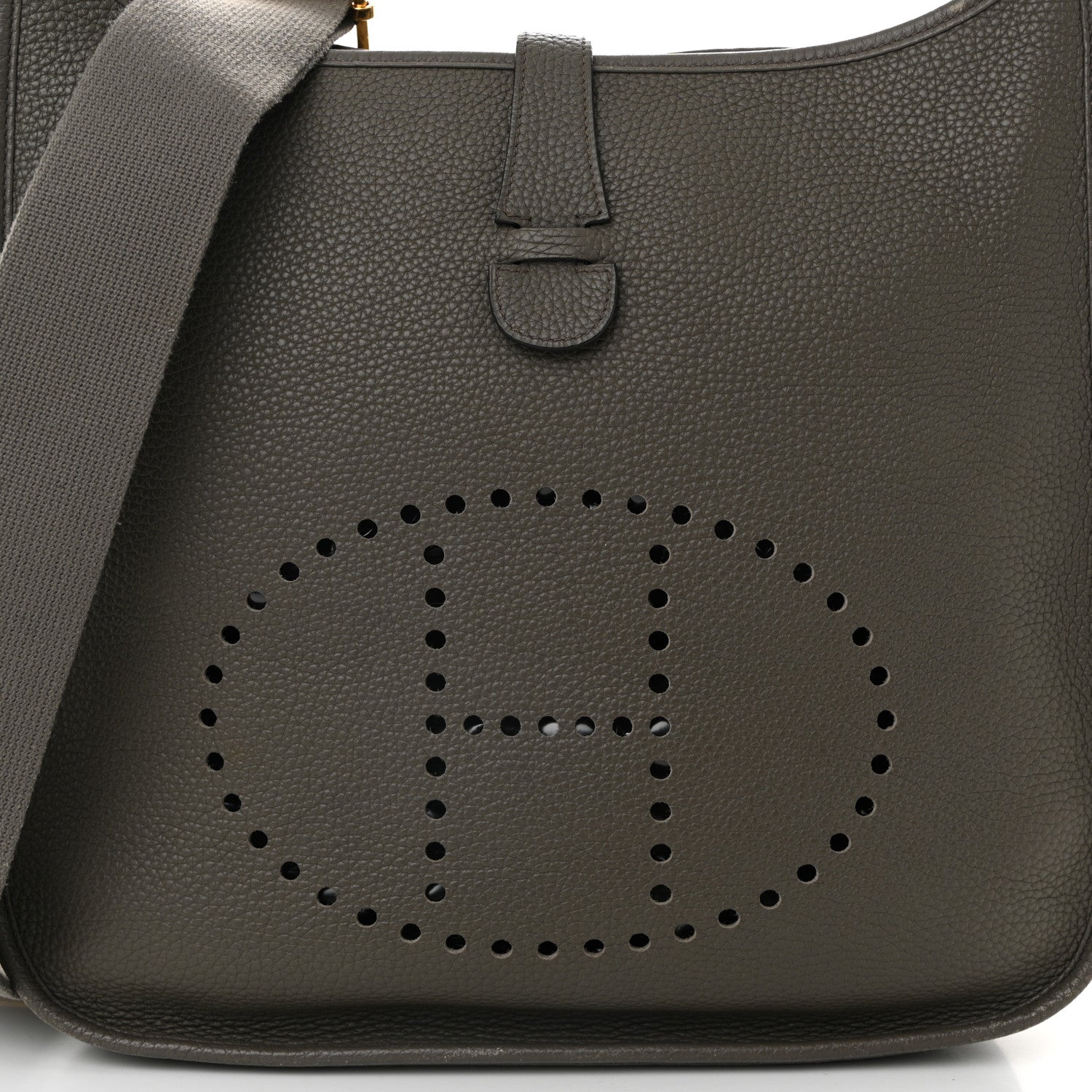 Hermes Taurillon Clemence Evelyne III GM Etain 8 of 12