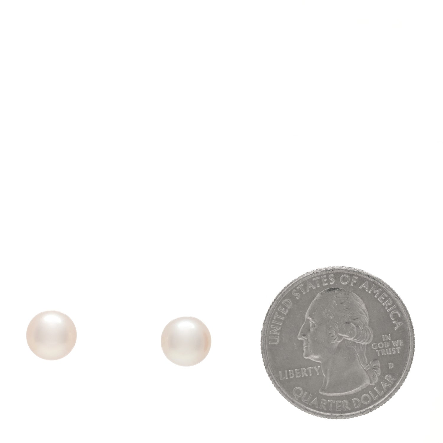 Mikimoto 18K Yellow Gold Akoya Pearl 7.5-8mm Stud Earrings 2 of 4