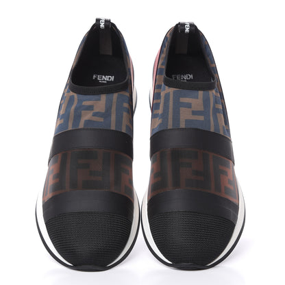 Fendi Technical Mesh FF Sneakers 39.5 Tobacco Red 6 of 10
