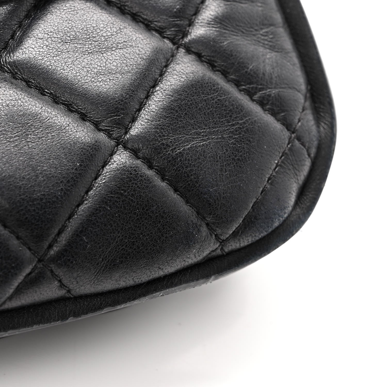 Chanel Lambskin Quilted Large Pagode Piping Flap Black 10 of 11