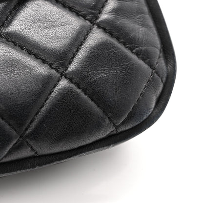 Chanel Lambskin Quilted Large Pagode Piping Flap Black 10 of 11