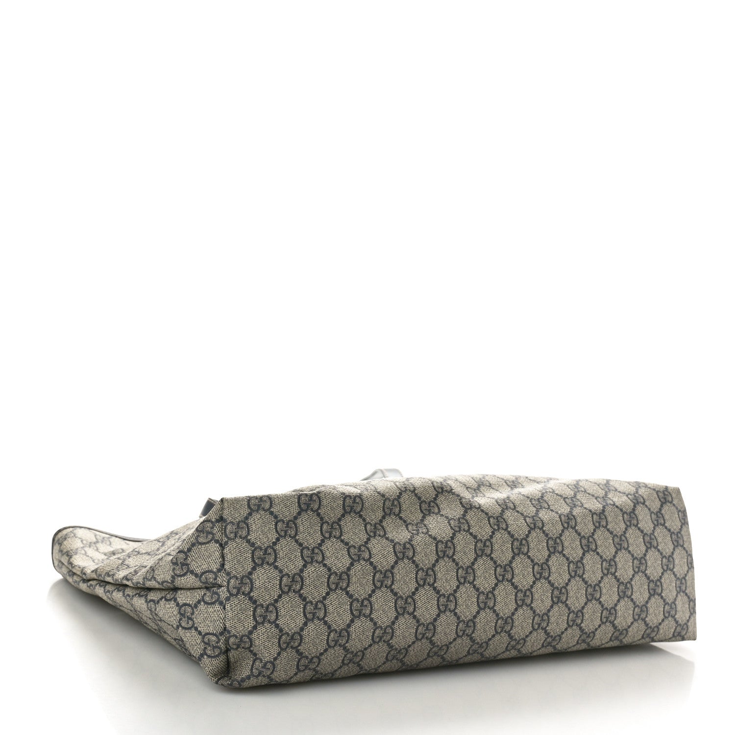 Gucci GG Supreme Monogram Medium Zippered Shopping Tote Navy 4 of 10