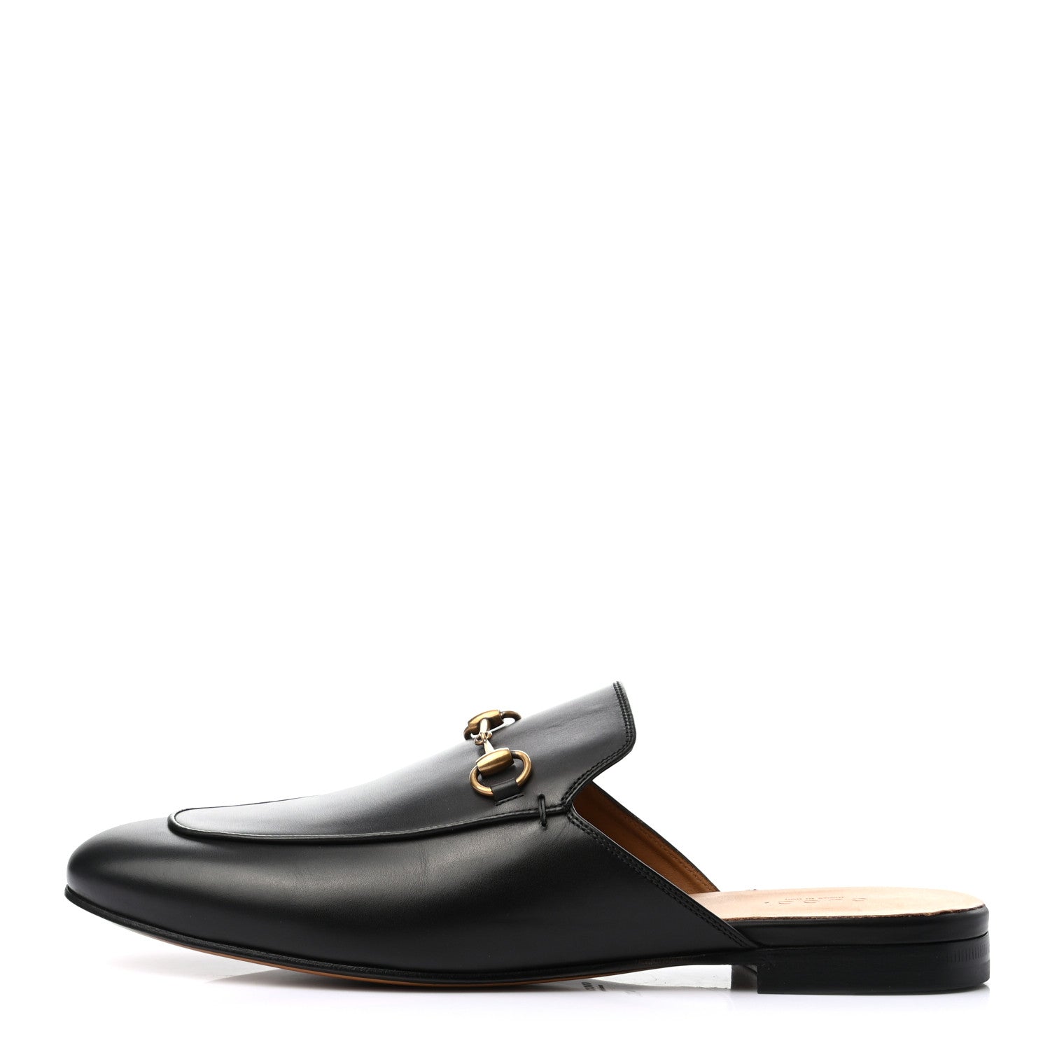 Gucci Calfskin Womens Princetown Slippers 40.5 Black 1 of 7
