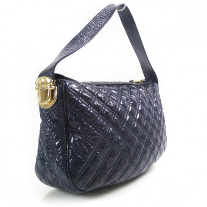 Marc Jacobs Patent Quilted Ursula Hobo Midnight 4 of 11
