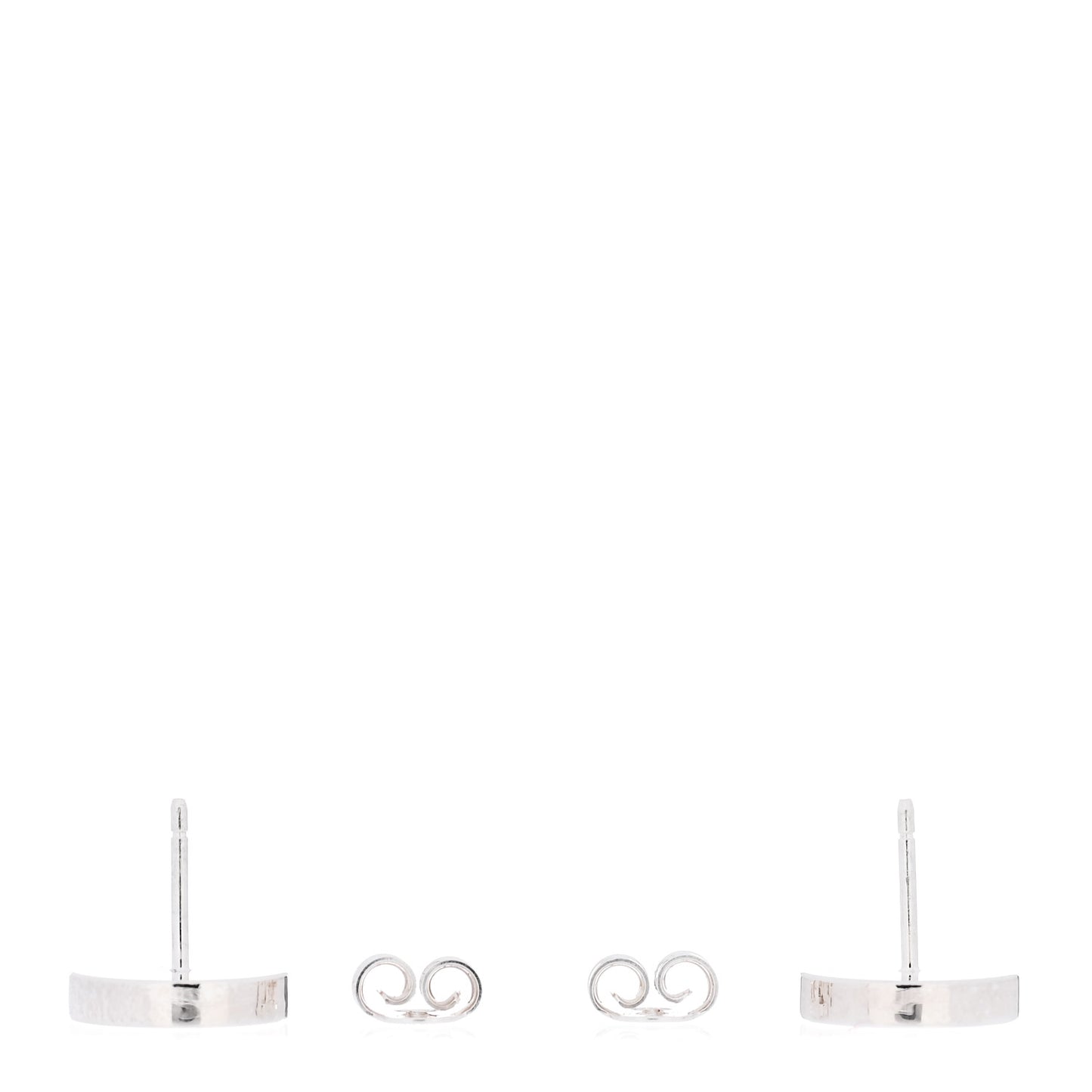 Sterling Silver Round Stud Earrings