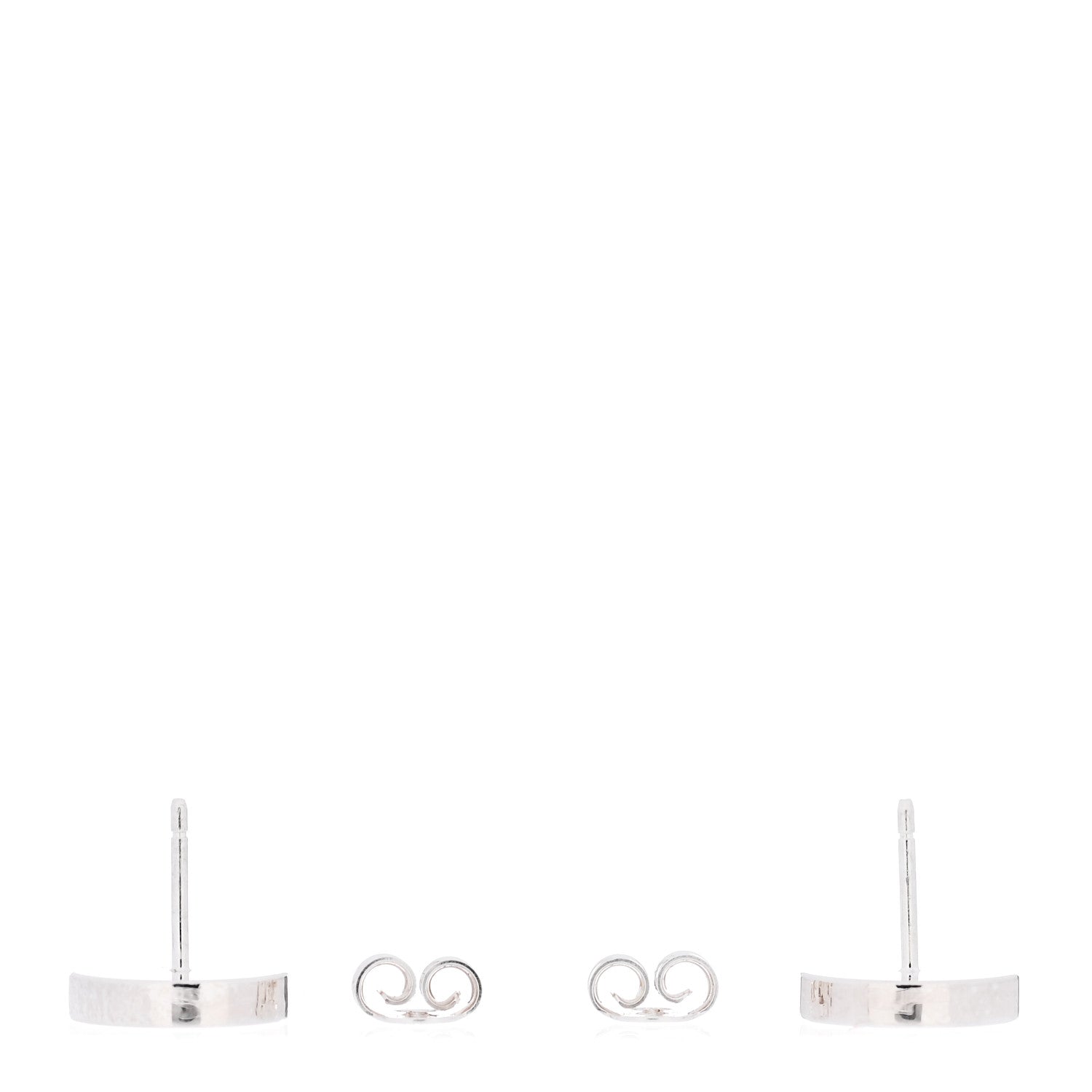 Gucci Sterling Silver Round Stud Earrings 3 of 4
