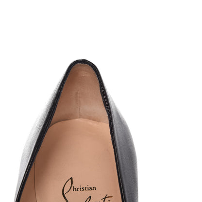 Christian Louboutin Patent Nappa Lady Grant 100 Cap Toe Pumps 40 Grey Black 8 of 16