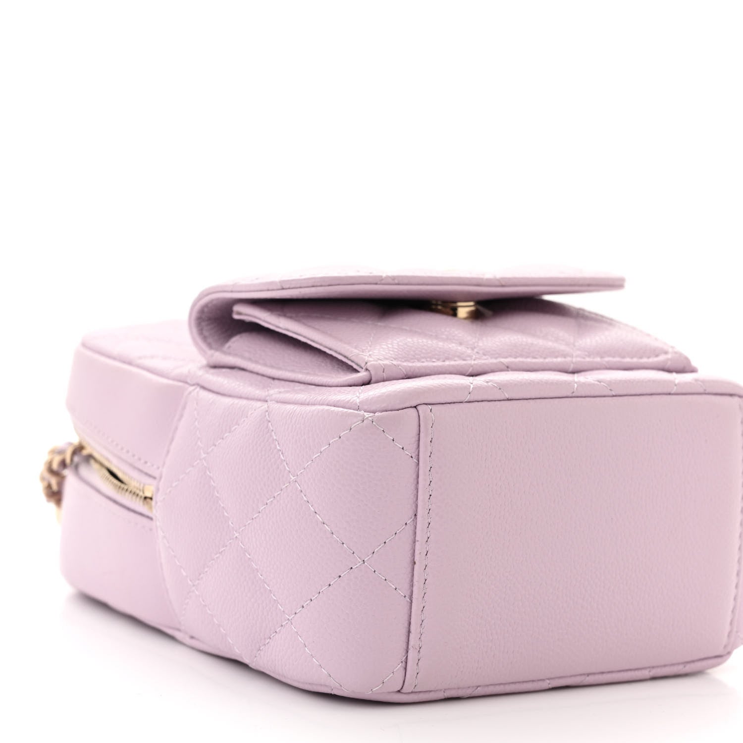 Chanel Caviar Quilted CC Mini Classic Backpack Light Purple 9 of 11