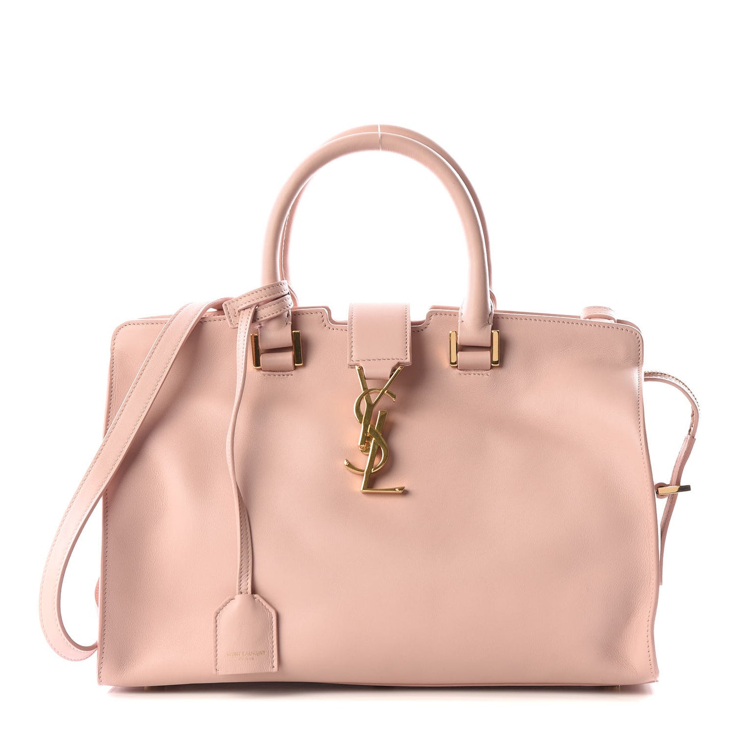 Calfskin Monogram Small Cabas Pale Blush
