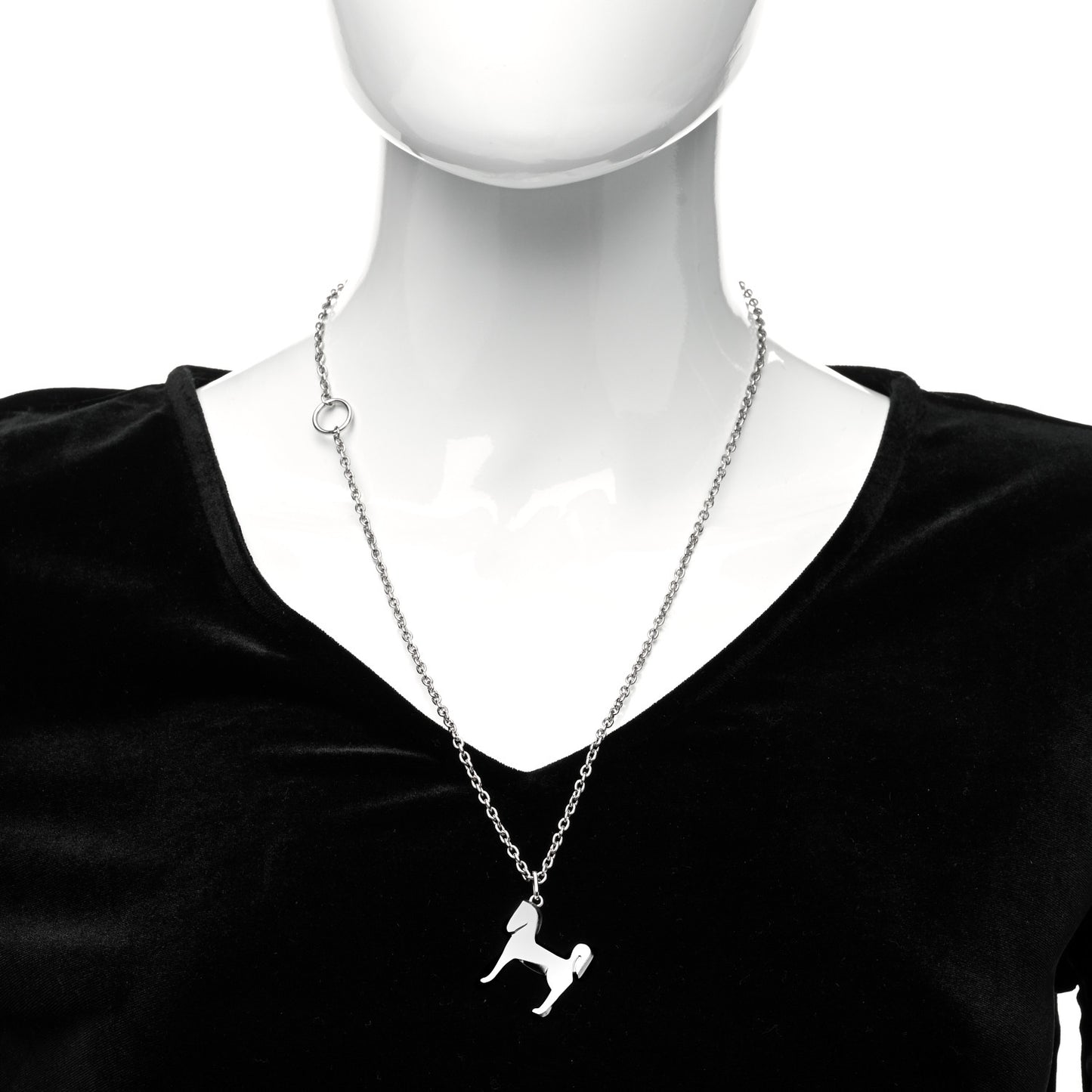 Palladium Panache Pendant Necklace