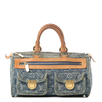 Louis Vuitton Monogram Denim Neo Speedy Blue 1 of 18