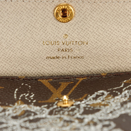 Louis Vuitton Monogram Dentelle Ludlow Wallet Silver 8 of 9