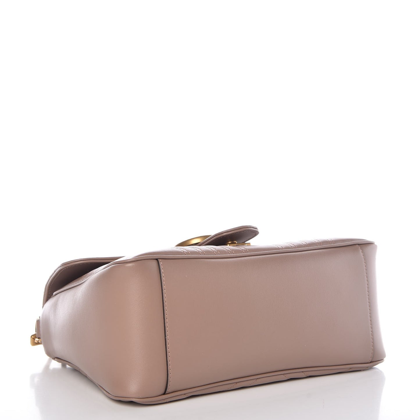 Calfskin Matelasse Small GG Marmont Top Handle Shoulder Bag Porcelain Rose