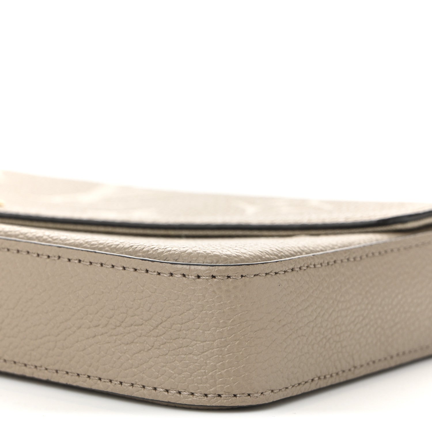 Louis Vuitton Empreinte Monogram Giant Felicie Pochette Tourterelle Creme 10 of 10